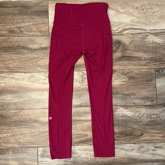 Lululemon Fast and Free 23” Ripened Raspberry - Picture 3 of 5